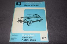 Reparaturanleitung Reparaturhandbuch Skoda 1000 MB Typ 721 erstklassig