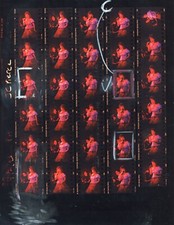 LG61 1993 Oversized Original Contact Sheet Photo JO CAROL PIERCE TEXAS COWGIRL