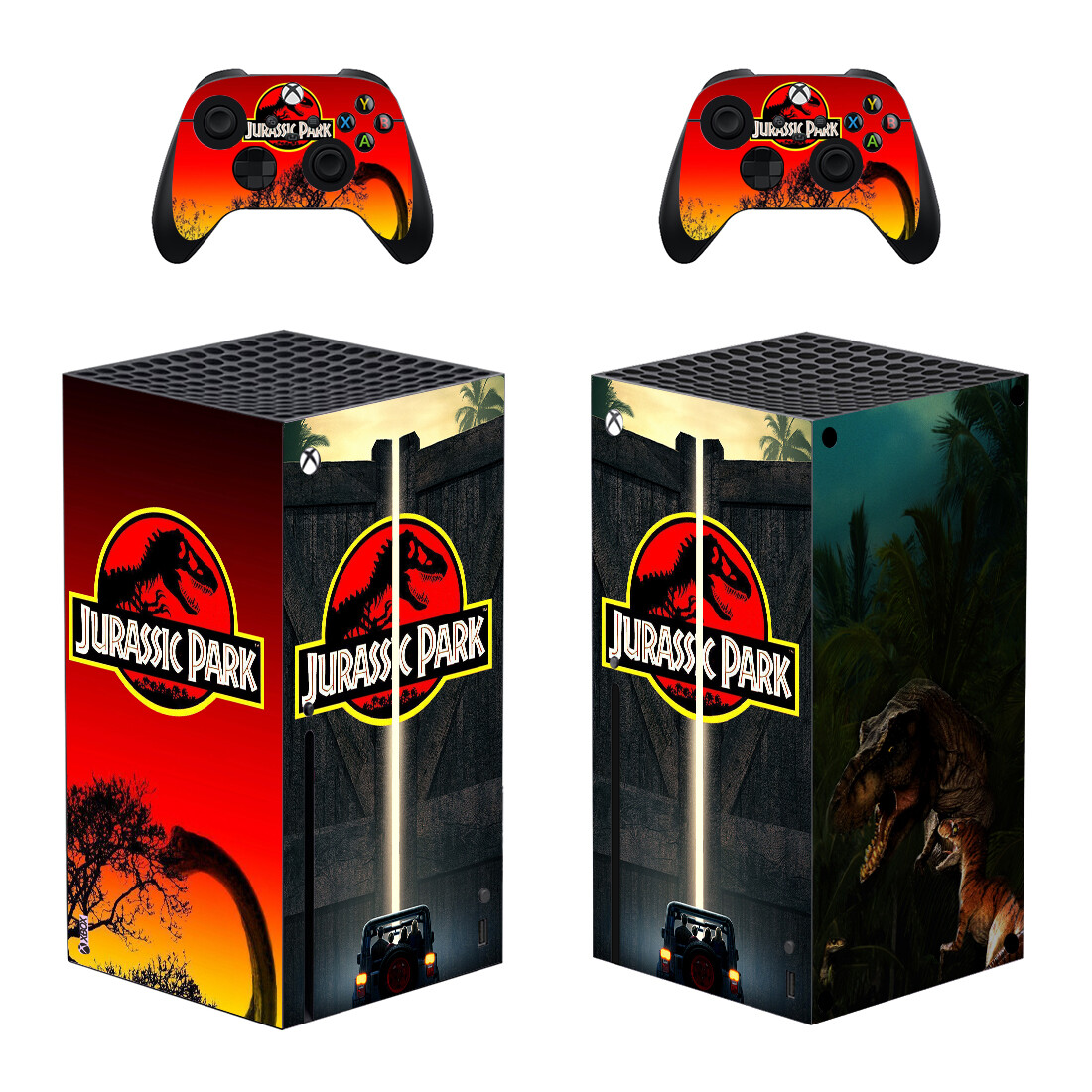 Dinosaur Jurassic World Sticker Skin Wrap for Xbox Series Console S X  Controller