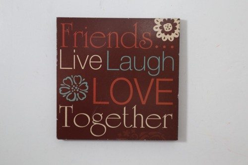 TTOP Friends live laugh love together REFRIGERATOR MAGNET