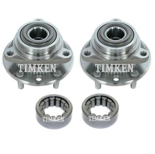 Front and Rear Wheel Bearings & Hubs Kit Timken For S15 Jimmy S10 Blazer 4WD 91