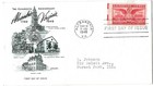 4 '49 FDCs MN Territorial Cent.,  Annapolis, Washington & Lee U, 6c Airmail — photo 4