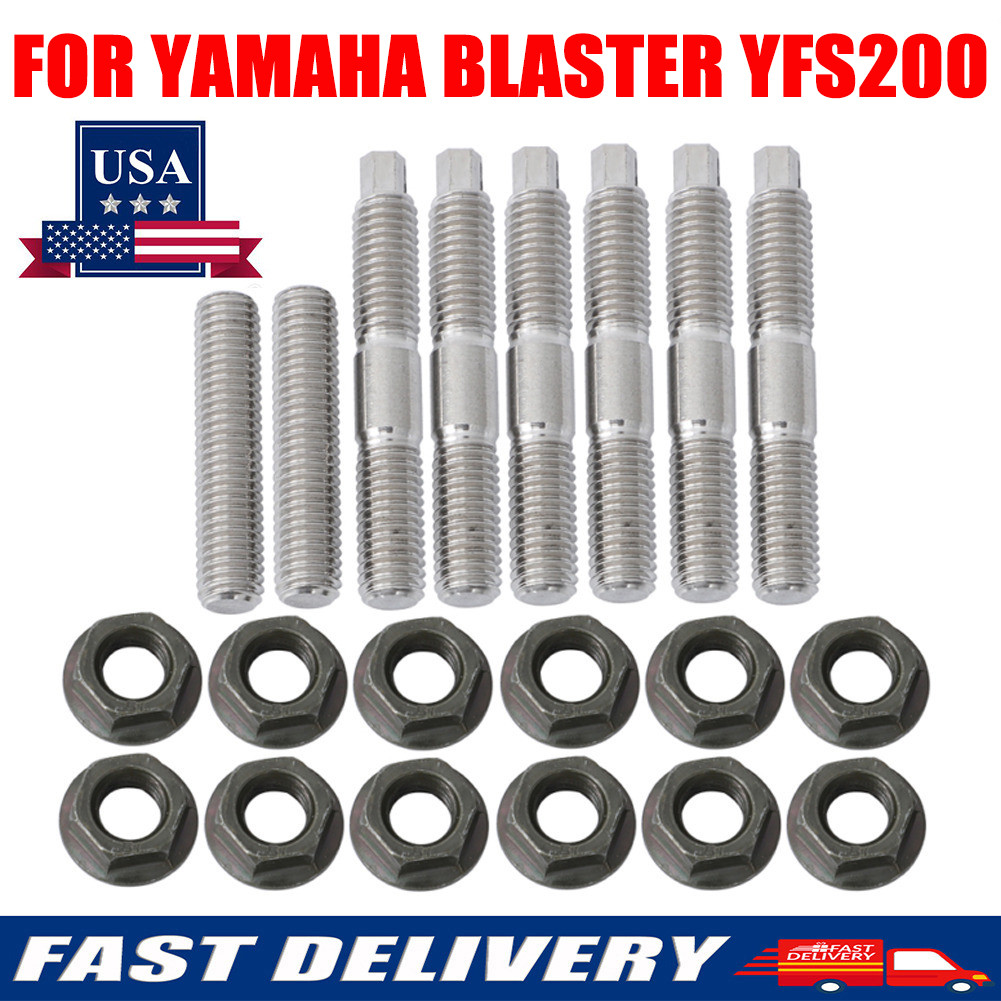 For Yamaha Blaster YFS200 1988-2006 ATV Cylinder Head Exhuast Stud