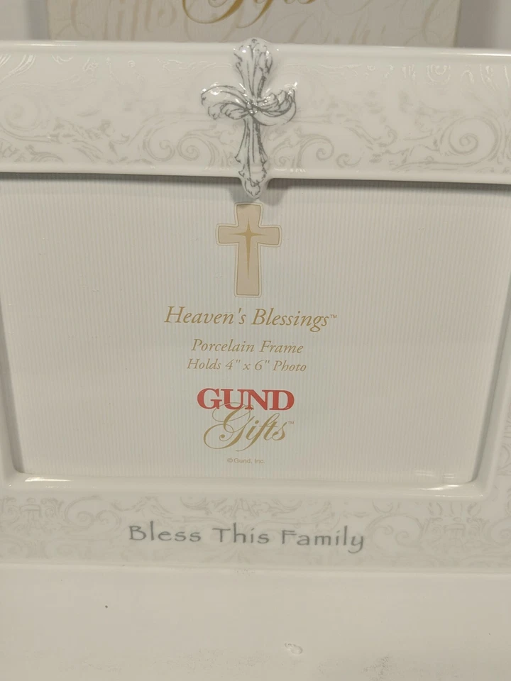 MARCO DE FOTOS DE PORCELANA BENDICIONES DEL CIELO (4 X 6) Foto 3 de 4