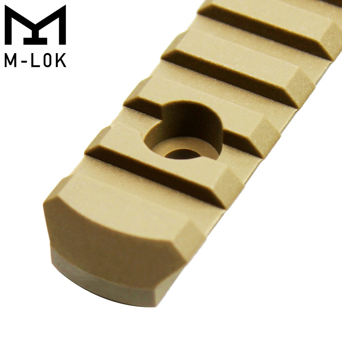 Rail Picatinny 5 Slots 2.2 Pouces Rouge – Interface Double Keymod Et M-Lok, Aluminium 6061-T6