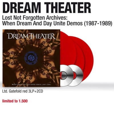 Dream Theater -When Dream And Day Unite Demos, Ltd. 3 LP + 2 CD nicht Parasomnia