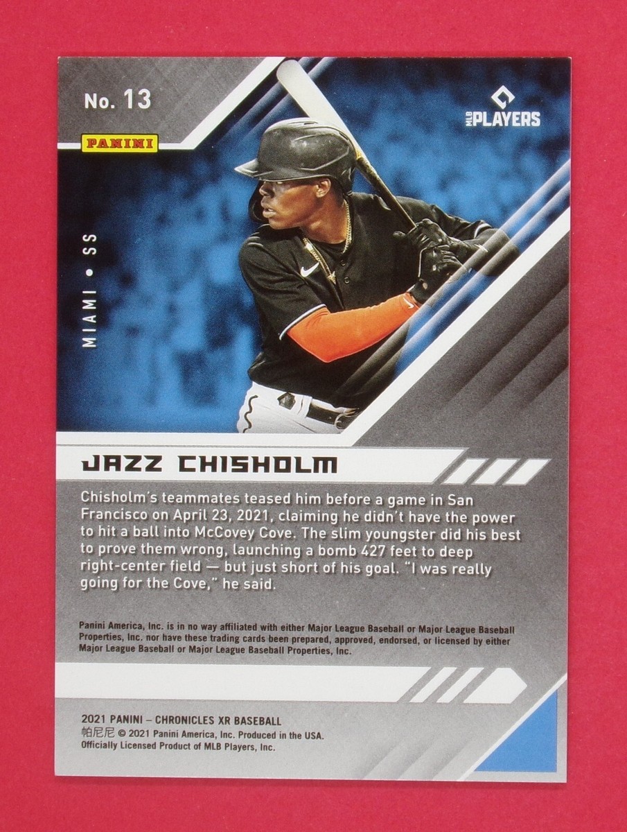 2021 Panini XR Jazz Chisholm RC 59/99 Blue #13 Miami Marlins | eBay