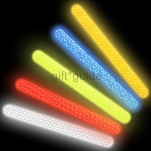 50X Reflektorstreifen Band reflektierende Klebefolie Streifen Warn Aufkleber - Bild 4 von 9