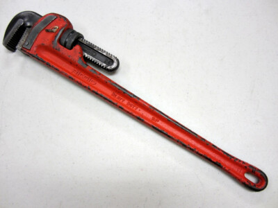 Ridgid 24'' Pipe Wrench Heavy Duty Steel 31030 Made in USA
