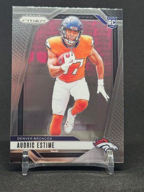 2024 Panini Prizm AUDRIC ESTIME Base Rookie #306 - Denver Broncos