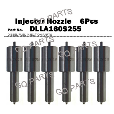 DLLA160S255 6Pcs Fuel Injector Nozzle 0433271079 247290100 for SAME Lamborghini