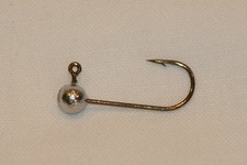 100 pk 1/80 oz No Collar Fly Tying Crappie Fishing Jigs Bronze Aberdeen Hooks