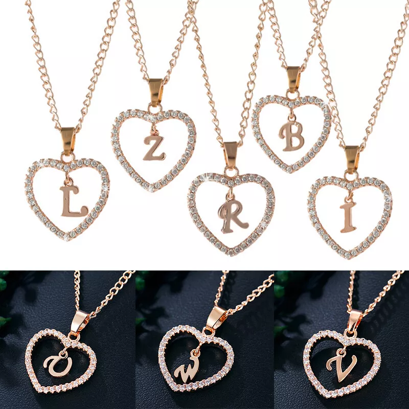 Gold letter choker necklace deals