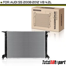 Radiator without Oil Cooler for Audi S5 08 09 10-12 V8 4.2L Manual Transmission