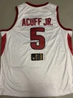 Arkansas Razorbacks- Darius Acuff Signed Autographed Basketball Jersey JSA COA