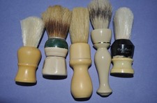 Vintage Shaving Brush Lot of 5