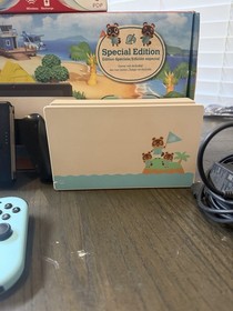 Nintendo Switch Animal Crossing New Horizons Edition Console Used One Time!