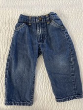 Vintage Oshkosh B  Gosh Denim Pants Jeans Baby 18M Made In USA Union Made