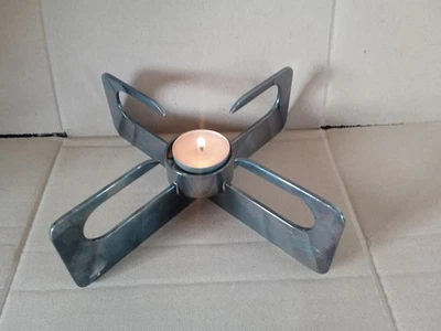 chauffe plats vintage metal argenté ,Ravinet d enfert , annees 70 - Photo 1/4