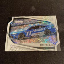 Denny Hamlin 2025 Panini Prizm Racing White Sparkle SP #114