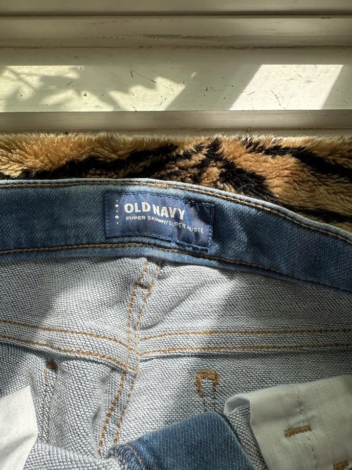 Jeans Old Navy Size 10 And Jeggings From Justice 10/12 Kids Excellent Used - Image 4 of 4