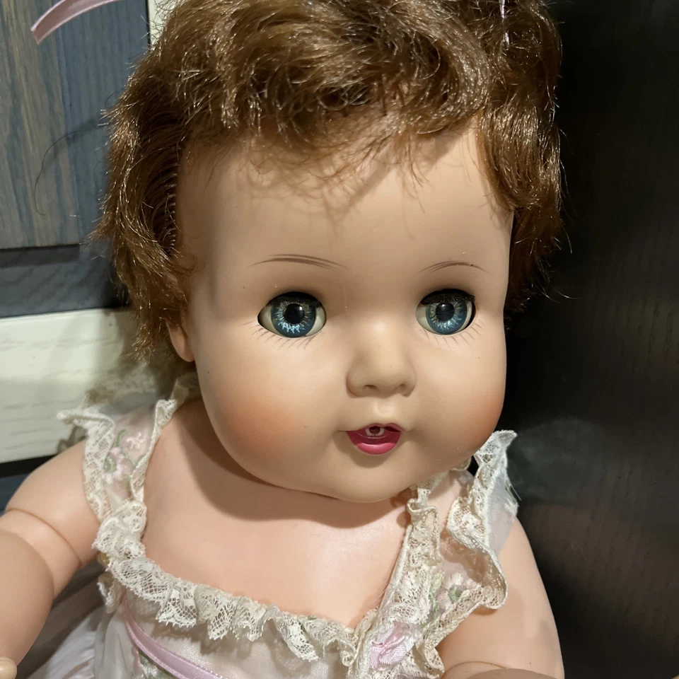 Vintage HTF 1955 American Character 20" Sweet Action Toodles Baby Doll NICE - Image 2 of 4