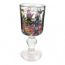 Wappenpokal Glas – heraldischer Stil – Altdeutsch – Kelchglas 16 cm