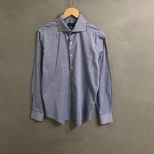 mens shirt navy cotton L