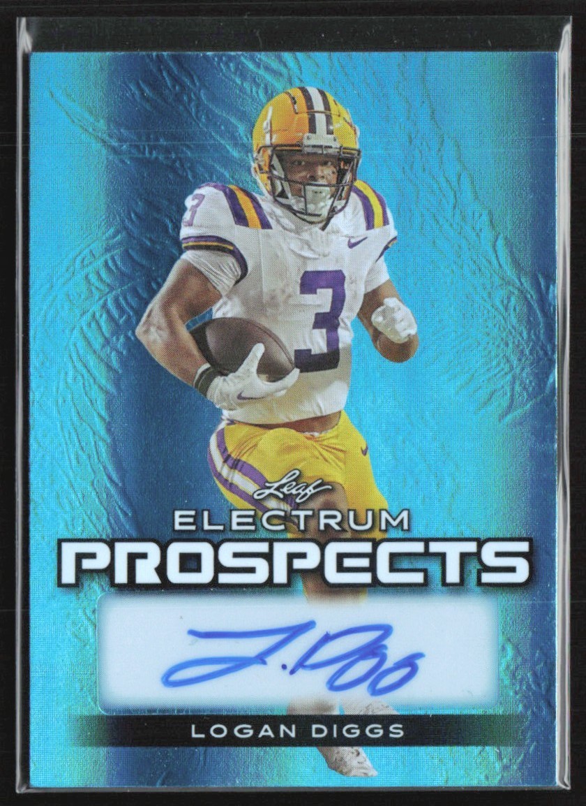 Logan Diggs 2024 Leaf Electrum Prospects Auto /8 #PA-LD1