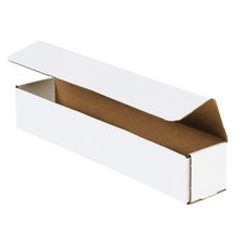 USA Small Mailers 12x2x2" White Pack of 50 Corrugated Cardboard Mailer for ...