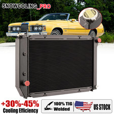 3row Aluminum Radiator For 1971-1973 1972 Ford Mustang Mercury Cougar V8 Gas
