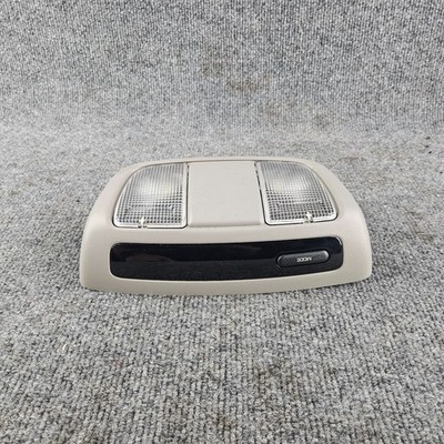 2002-2004 Nissan Xterra Frontier Overhead Console Dome Map Light w/ Compass Grey