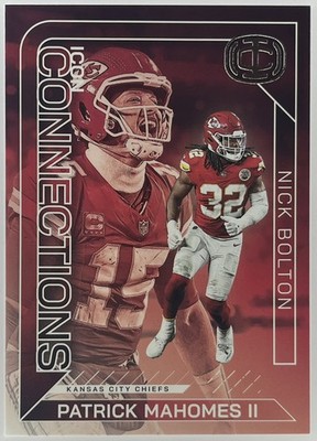 Panini 2025 Icon Collection Patrick Mahomes/Nick Bolton #IC-23 Chiefs 