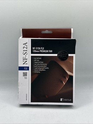 NF-S12A FLX, Quiet Fan, 3-Pin (120mm, Brown) Damaged Box