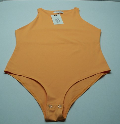 #ad NEW REORIA High Neck Tank Sleeveless Bodysuit Size L NWT $10.00