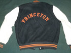 Vintage Princeton University Wool and Leather Varsity Jacket HTF RARE XL VGC — photo 3