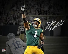 Micah Parsons Green Bay Packers Signed 16x20 First Packers Sack Spotlight Photo