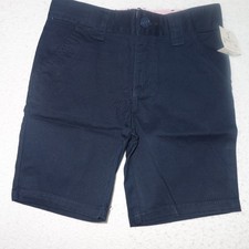 NEW Cat Jack Chino Uniform Shorts Navy Blue Girl's Size 4