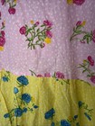 Mary Marshmallow Cotton Floral Tiered Dress Sz 10 NWT Roll Tab Sleeve Pink Blue — photo 8