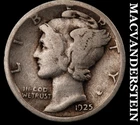 1925 Silver Mercury Dime - Scarce  Better Date  No Reserve  #K1330