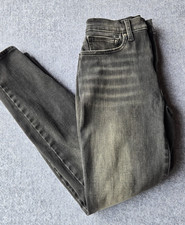Lucky Brand Women's Jeans Bridgette Skinny Mid-rise 4/27 Faded Black 23"x25.5" 