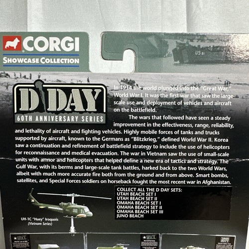 Corgi D-Day 60th Anniversary Series Die-Cast Models Omaha Beach Set #3 Jeep NIB - Picture 7 of 15