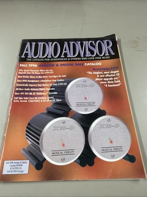 Audio Advisor/Fall 1996 Analog And Digital Sall Catalog/ F18D