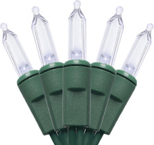 White LED Christmas Lights - 35 Count Cool White Christmas String Lights for Sm