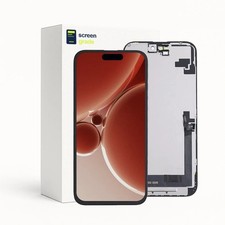 Écran iPhone 16 Plus Original Apple Noir Bloc Complet Vitre Dalle Testé