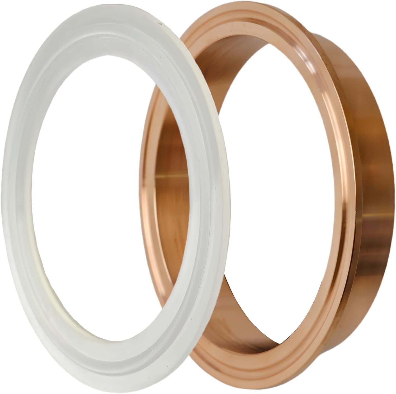 Copper Tri-Clamp/Tri-Clover Weld Ferrule (4" Tri Clamp) - Distilling Brewing