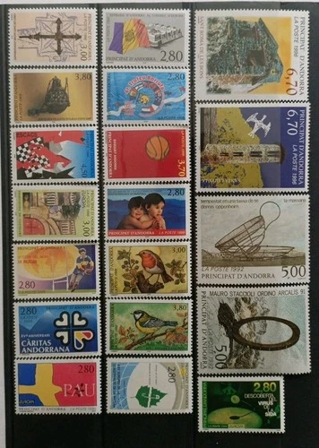 Andorra stamps new without hinge