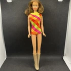 1969 Mattel Marlo Flip Dark Brunette Barbie TNT Fashion Doll Japan Swimsuit