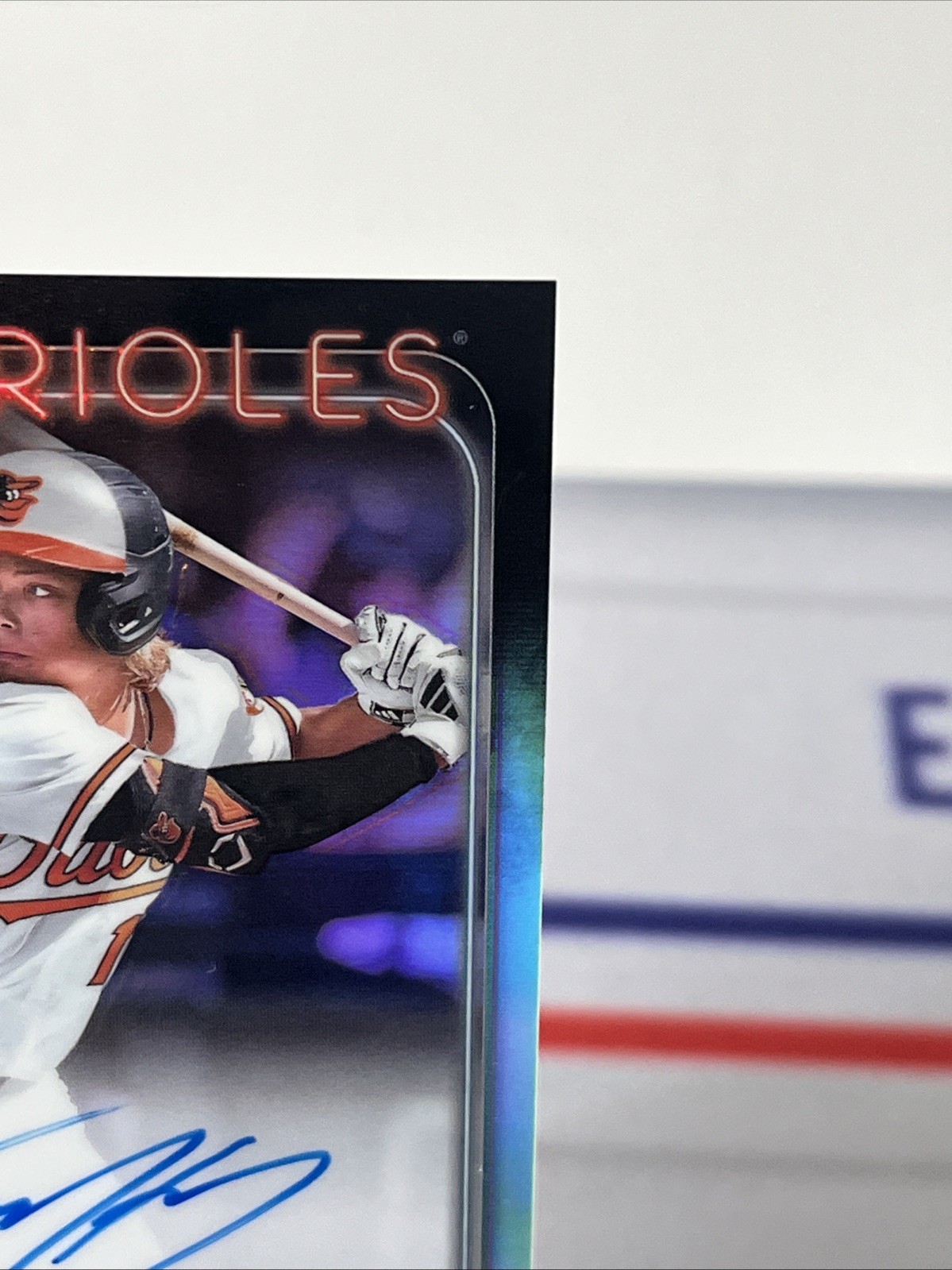 2024 Topps Chrome - Rookie Autographs Jackson Holliday #RA-JH Refractor /499 view 3