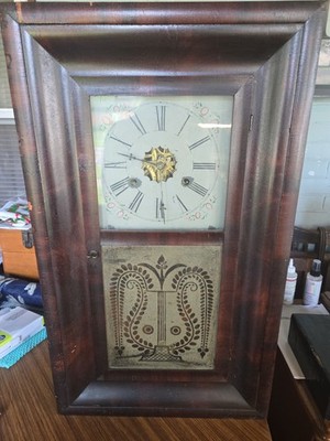 Antique OG Clock( W E L C H( Running And Striking Great
